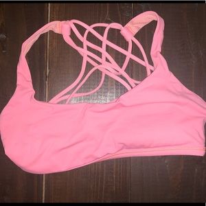 Coral Lululemon Wild Bra